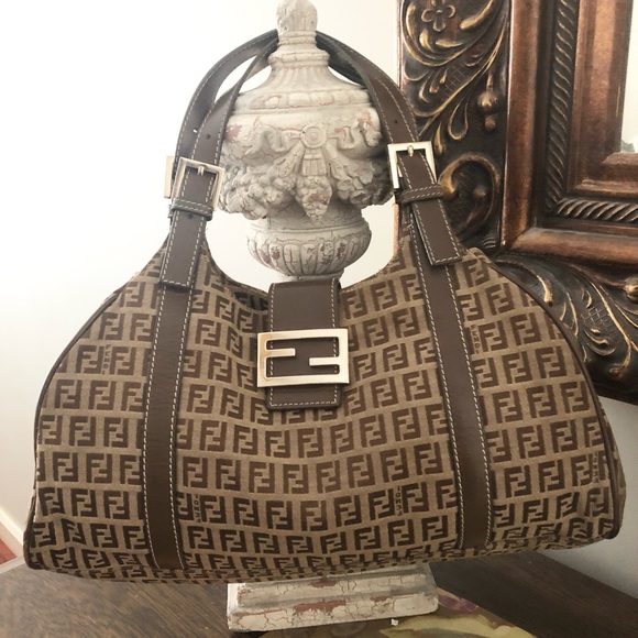 Fendi Zucchino FF Bag - Picture 2 of 13